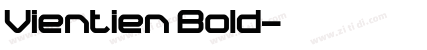 Vientien Bold字体转换